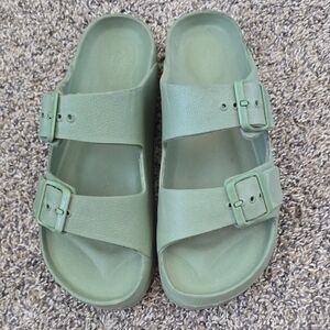 Women's Green Sandals